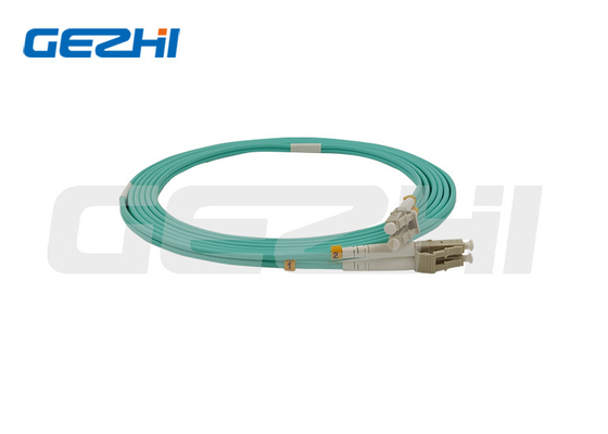 LC OM3/OM4 8/12/24f MPO/MTP كابل التصحيح الألياف الضوئية MPO مع اتصال كابل 12 Core