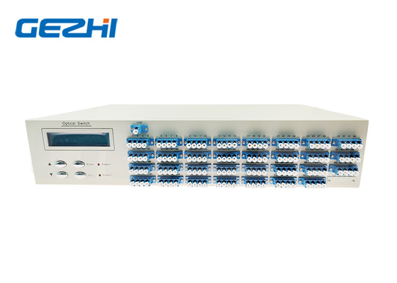 1x124 MEMS البصرية التبديل سطح المكتب 2RU Rackmount لنظام اختبار الشبكة