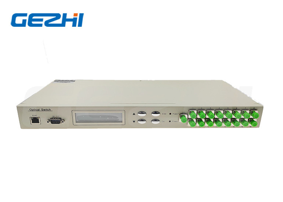1x16 Rackmount Mems Optical Switch للشبكة الضوئية