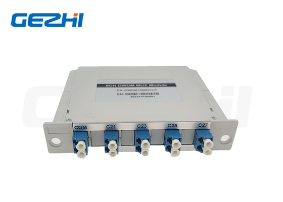 100 جيجا هرتز 8 قنوات DWDM Mux Demux معدد تقسيم الطول الموجي