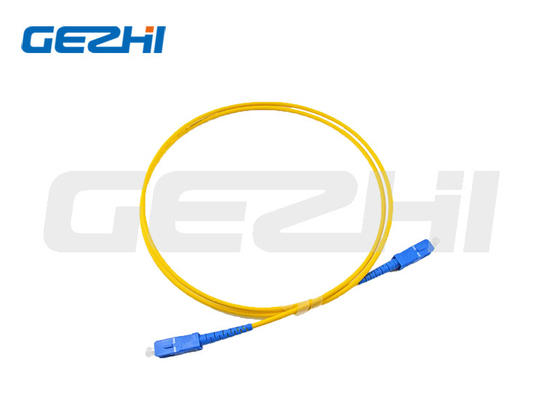 طول مخصص الألياف البصرية التصحيح الحبل PVC / OFNR / LSZH UPC / APC