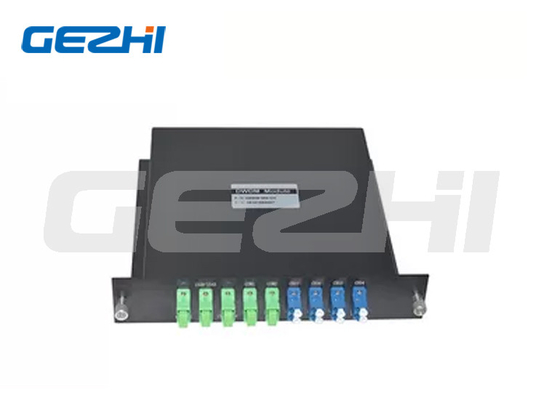 عالية العزلة البصرية DWDM مسك الغزال Demux 2X4CH الألياف المزدوجة نوع LGX