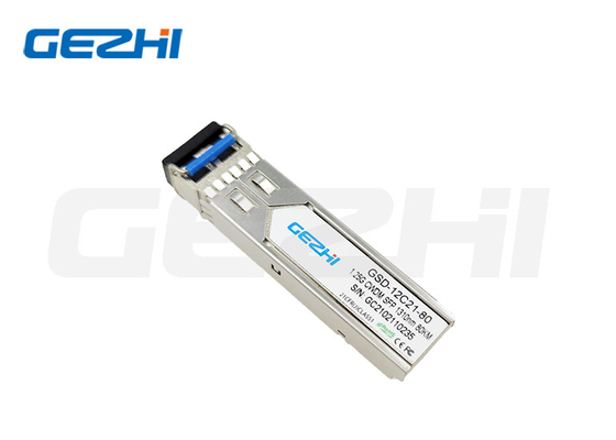 CWDM 1.25 G SFP Transceiver 1310nm 80KM وحدة ناقل ناقل بصري