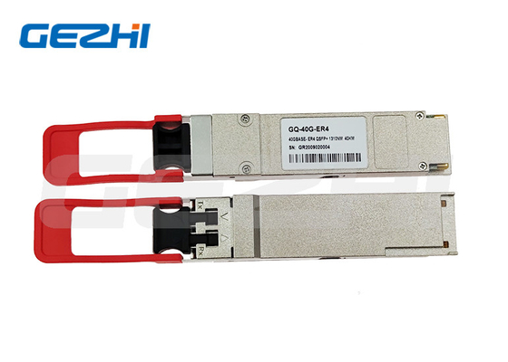أجهزة الاستقبال البصرية 40G QSFP مع نطاق درجة حرارة التشغيل التجاري من 0-70 °C