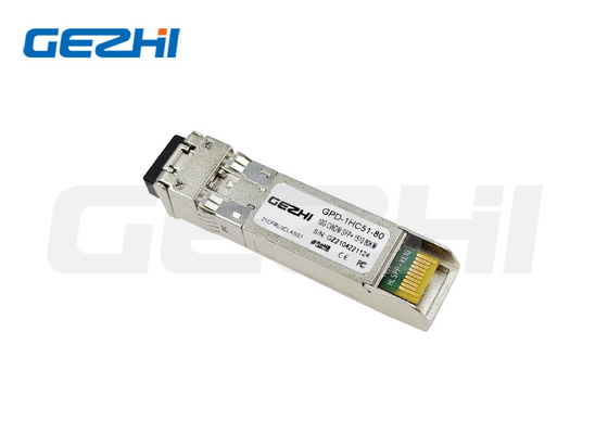 10Gbps CWDM وحدة المرسل البصري SFP + ZR 80km 1490nm SFP EML LD