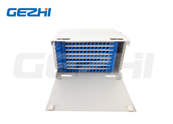 إطار توزيع الألياف الضوئية Odf 96 Core Sc / Apc Terminal Box Patch Panel