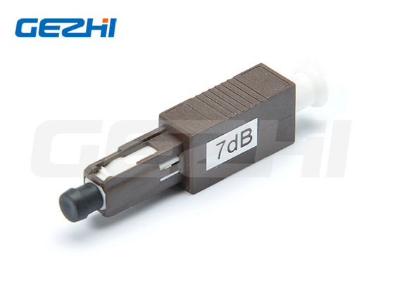 خفيف الألياف الضوئية المخصصة MU / UPC Single Mode مع طول موجة 1260 ~ 1620nm و 1 ~ 25dB Attenuation مع Ferrule Ceramic Zirconia