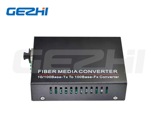 رابط LC محول الألياف ذات الوضع الواحد Netaxcess 10 / 100Base TX إلى 100Base FX مع منفذ SFP / Rj45