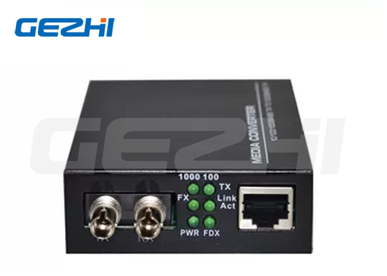 850nm 550m محول الوسائط المتعددة الألياف 1000base-Tx إلى 1000base-Sx St
