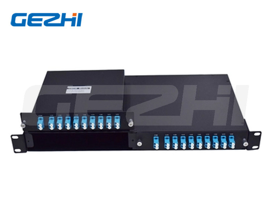 18CH CWDM Module 1270-1610nm 1U LGX 2 فتحة نصف الحجم في 1 كاسيت