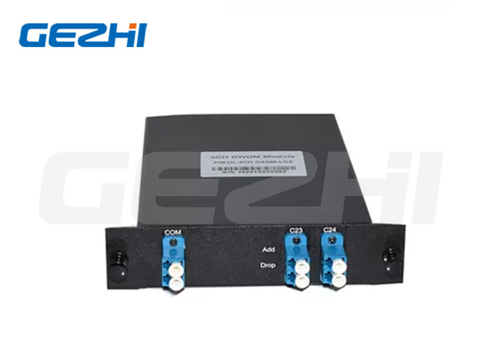 100GHz FTTX 1310nm 2CH Optical Mux Demux OADM DWDM إضافة وحدة إسقاط