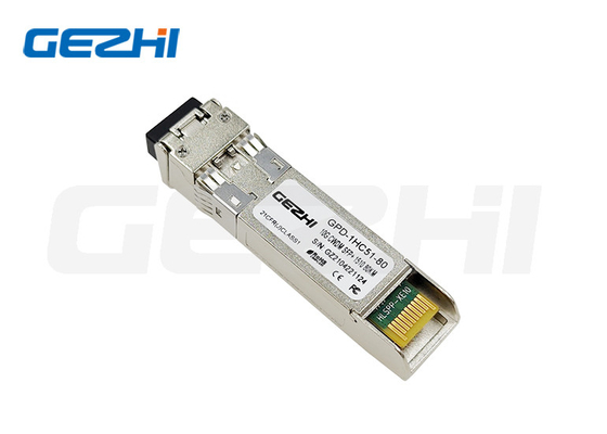 10G CWDM SFP وحدة الإرسال والاستقبال 1410 - 1610nm 10GBASE 80KM موصل LC / UPC