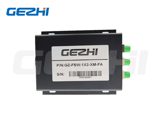 RS-232 التحكم 1x2 الميكانيكية المفتاح البصري وحدة 850nm إغلاق المفاتيح البصرية