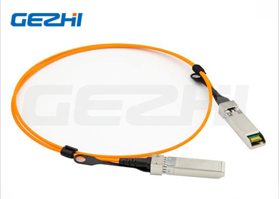 كابل 10G SFP + AOC يمكن توصيله بالماء الكابل البصري النشط OM2 الطول 1m