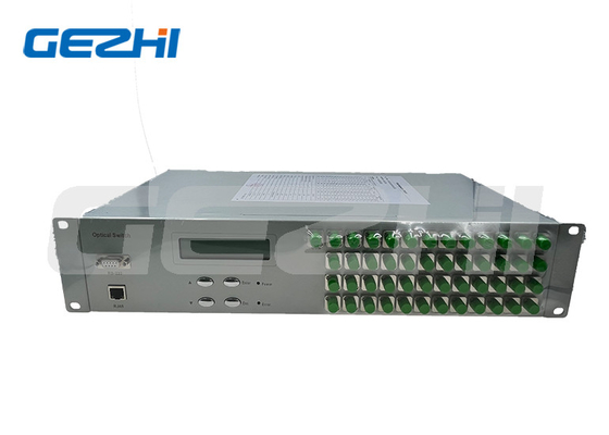 استقرار عالي FSW 1x48 فائبر أوبتيكال التبديل 19 بوصة 2U رف 1260 ~ 1650nm وضع واحد