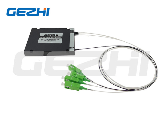 3CH CWDM Mux Module ABS Box مع طول موجة مخصص ومصل