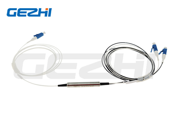 1260 ~ 1620nm 1x2 OADM Multiplexer 3 منفذات قناة واحدة جهاز CWDM