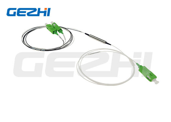 1x2 جهاز FWDM T1550R1310/1490nm أنبوب فولاذي 1 متر بدون رابط