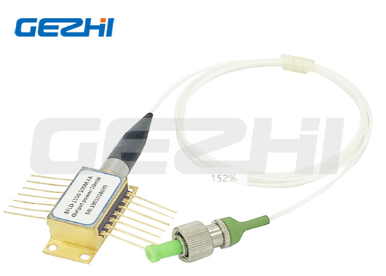 14 وحدات الديود الليزري التناظرية الفراشة PIN 1520-1560nm مع FC / APC