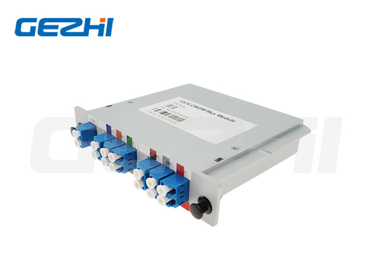 معدات الألياف البصرية 12CH MUX 1260-1620nm وحدة كاسيت CWDM للألياف مع محول LC UPC