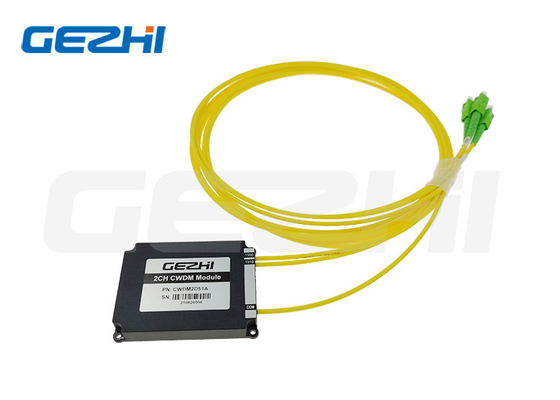 1510nm 1550nm 2CH وحدة CWDM متعددة التركيبات علبة ABS 100X80X10mm