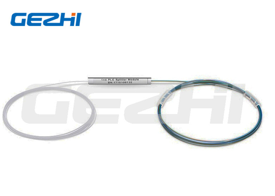 G657A1 Fiber PLC Splitter 1 * 4 منفصل الألياف الضوئية العارية لطول الموجة 1260-1650nm