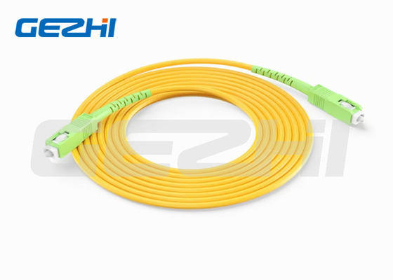 LC إلى Sc كابل الألياف العلبة SingleMode Duplex Fiber Optic Patchcord سلسلة كابل العلبة