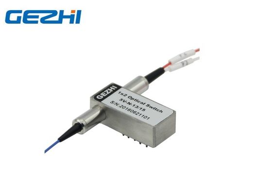3 ألياف 1550nm 1x2 مفاتيح الألياف الضوئية غير الإغلاق