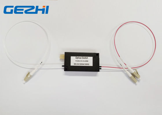 غير الإغلاق متعددة الوضع 1x2A 850nm الألياف الضوئية التبديل