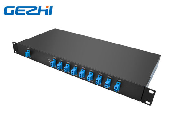 الألياف المزدوجة 1310nm 1x8 CH وحدة Cuxm البصرية Mux Demux