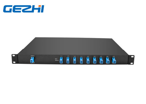 ترقية المنفذ LC PC Pigtailed Dual 1x8 Optical DWDM Mux