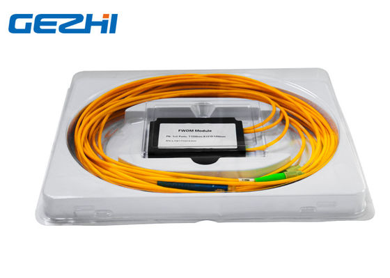 ناقل الحركة 1550nm Reflction 1x2 Ports FWDM Module