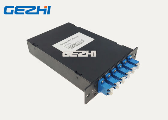 وحدة Mux DWDM سلبية 1x4 قناة بشبكة 100 جيجاهرتز وألياف مزدوجة للشبكات عالية السعة