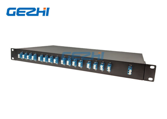 واحد الألياف 1x32 قنوات وحدات AAWG DWDM Rackmount