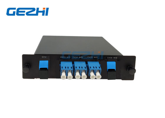 المسافة الطويلة CH43 1542.94nm 5G 6CH DWDM Mux Demux