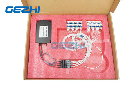LC موصل الكمبيوتر الشخصي شقة أعلى 48 قناة AWG DWDM الوحدة النمطية