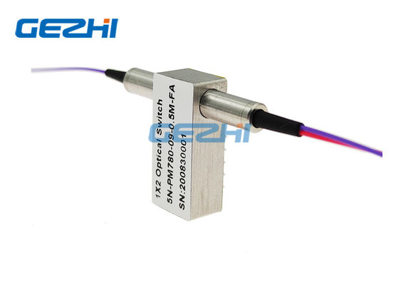 1x2 850/1260nm فائبر أوبتيك سويتش 4 منفذ لإضافة / إسقاط قابلة للتكوين