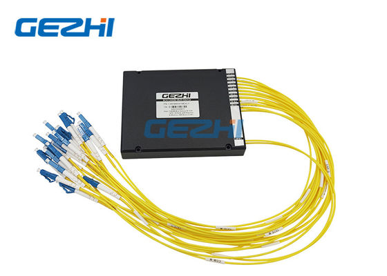 1x8 ثنائي الاتجاه CWDM Mux Demux Duplex Fiber LC UPC Connector