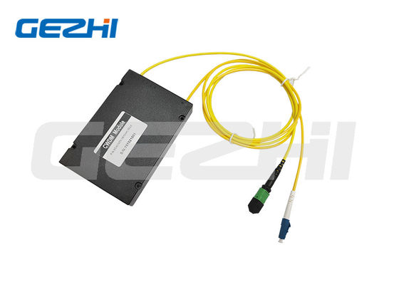 1x8 WDM Fiber Optic Multiplexer 8 قنوات CWDM مع MPO Pigtailed