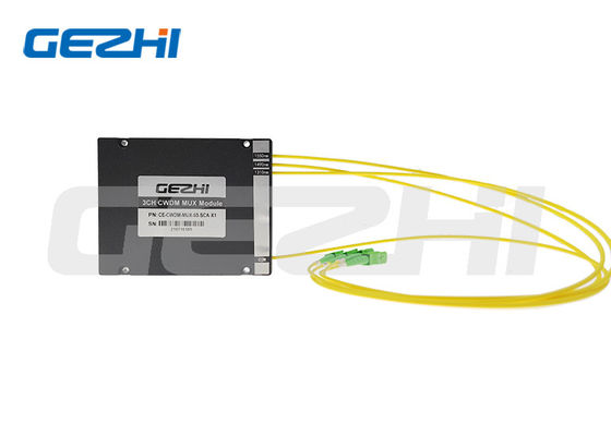 وحدة GEZHI الضوئية CEX CWDM Mux Demux 1310/1490 / 1550nm 500 ميجا واط الاتحاد الدولي للاتصالات